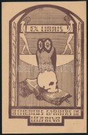Göllner Elemér (1898-1972): Ex Libris, Benedicus Gyárfás De Léczfalva. Fametszet,... - Autres & Non Classés