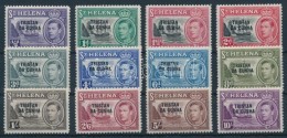 ** 1952 Felülnyomott Forgalmi Sor Mi 1-12 - Other & Unclassified