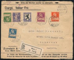 1925 Ajánlott Levél Romániába / Registered Cover To Romania - Andere & Zonder Classificatie