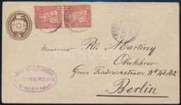 1877 Levél Berlinbe/ Cover To Berlin - Other & Unclassified