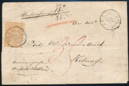 1857 Portós Levél/ Cover With Postage Due - Other & Unclassified