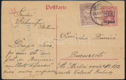 1917 Német Posta Romániában Díjjegyes LevelezÅ‘lap Bukarestbe / PS-card To Bucharest - Other & Unclassified