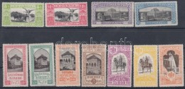 * 1906 Bukaresti Jubileumi Kiállítás Mi 197-207 - Autres & Non Classés