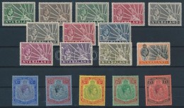 * 1938/1944 Forgalmi Bélyegek / Definitive Stamps Mi 52-53, 55-69 - Otros & Sin Clasificación