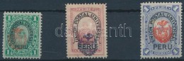 * 1883 Forgalmi Felülnyomott Sor 3 értéke Mi 47, 50-51 - Otros & Sin Clasificación