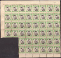 ** 1920 Mi 20 44-es ívdarab /sheet Part, 44 Stamps - Otros & Sin Clasificación