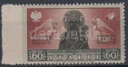 ** Lengyel Hadtest / Polish Corps 1946 Sassone 21 Bal Oldalon Fogazatlan / Imperforate On The Left. Certificate:... - Otros & Sin Clasificación