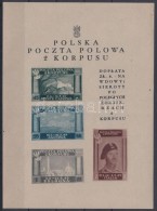 ** Lengyel Hadtest / Polish Corps 1946 Block Sassone 1A - Andere & Zonder Classificatie