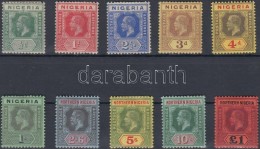 * 1914/1927 Forgalmi értékek Mi 1-2, 4-6, 8-12 - Other & Unclassified