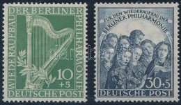 ** 1950 Ismét összeáll A Berlini Filharmonikus Zenekar Sor Mi 72-73 - Autres & Non Classés