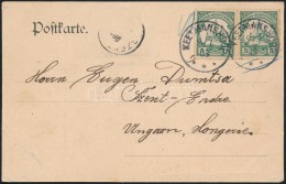 Délnyugat-Afrika Southwest Africa 1903 Képeslap Szentendrére / Postcard To Hungary - Autres & Non Classés