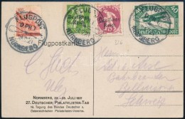 1921 Alkalmi Légi Képeslap/ Special Airmail Card - Andere & Zonder Classificatie