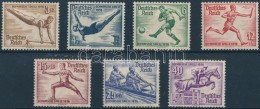 ** 1936 Nyári Olimpia, Berlin 7 érték Mi 609-611, 613-616 (Mi 615 Betapadás) - Otros & Sin Clasificación