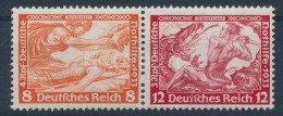 ** 1933 Bélyegfüzetlap összefüggés W 57 - Autres & Non Classés