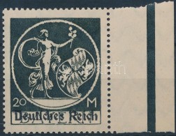 ** 1920 Mi 138 PF V ívszéli Bélyeg Lemezhibával / Margin Piece With Plate Variety.... - Autres & Non Classés