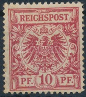 * 1889 Mi 47ba (Mi EUR 1.100.-) Certificate: Briefmarkenprüfstelle Basel - Otros & Sin Clasificación