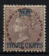 * Straits Settlements 1867 Forgalmi Bélyeg Felülnyomással Mi 3 - Otros & Sin Clasificación