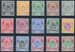 ** Perlis 1951 Forgalmi 15 érték Mi 7-10, 12-13, 15, 17, 19-20, 23-27 - Otros & Sin Clasificación