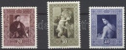 ** 1952 Festmények Sor Mi 306-308 - Other & Unclassified