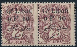 ** 1924 Mi 26 Pár, Az Egyik Bélyegen Fordított '1' / Pair,  Inverted '1' On One Stamp - Autres & Non Classés
