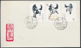 1978 Lovak, Festmények 3 Db FDC Mi 1399-1408 - Autres & Non Classés