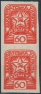 (*) 1945 Mi 84 Fogazatlan Próbanyomat Pár KettÅ‘s Nyomattal / Imperforate Proof Pair With Double... - Autres & Non Classés