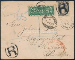 1891 Ajánlott Levél Liverpoolon Keresztül Magyarországra / Registered Cover To Hungary... - Otros & Sin Clasificación