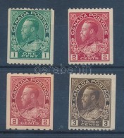 ** 1911 V. György Mi 92aC + 93aC + 93bC + 94C - Autres & Non Classés