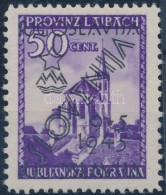 ** Slovenia 1945 Mi 5 II Lemezhibás Bélyeg / Plate Variety. Certificate: Zrinjscak - Autres & Non Classés