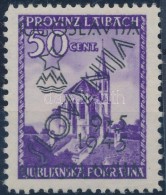 ** Slovenia 1945 Mi 5 II Lemezhibás Bélyeg / Plate Variety. Certificate: Zrinjscak - Other & Unclassified