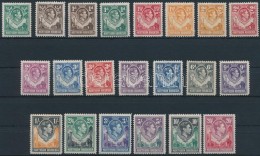 ** 1938 VI. György Sor Mi 25-45 - Other & Unclassified