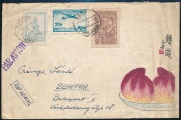 1958 45won Túlsúlyos Légi Levél Budapestre / 45won Overweight Airmail Cover To Hungary - Autres & Non Classés