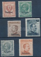 * 1912 Forgalmi 6 érték Patmos Felülnyomással Mi 3-4, 8, 10-12 VIII - Otros & Sin Clasificación