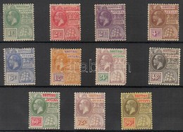* 1921 Forgalmi Bélyeg Sor / Definitive Stamp Set Mi 140-150 (24c Pici Sarokhiba /short Corner) - Autres & Non Classés