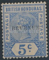 * Brit Honduras 1899 Forgalmi Bélyeg Felülnyomással 'BEVENUE' Mi 40 III - Autres & Non Classés