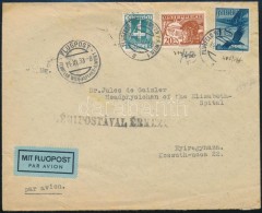 1933 Légi Levél Nyíregyházára / Airmail Cover To Hungary - Otros & Sin Clasificación