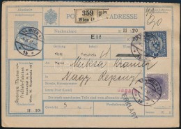 1917 Csomagszállító 90h Bérmentesítéssel Magyarországra / Parcel... - Otros & Sin Clasificación