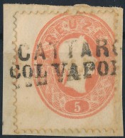 1861 5kr 'CATTARO COL VAPORE' - Otros & Sin Clasificación