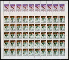 ** 1991 Téli Olimpia Hajtatlan Teljes ívsor (20.000) / Mi 4175-4179 Complete Sheets - Autres & Non Classés