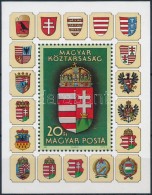 ** 1990 A Magyar Köztársaság Címere (I.) Blokk 'A Magyar Posta Ajándéka'... - Other & Unclassified