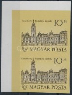 ** 1989 Kastélyok (III.) Vágott ívsarki Pár (8.000) / Mi 4009 Imperforate Margin Pair - Other & Unclassified