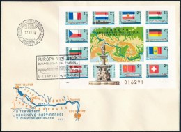 1977 Európa Transzkontinentális Vízi útja Blokk FDC-n (25.000) / Mi 128 Imperforate... - Other & Unclassified