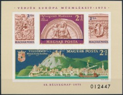 ** 1975 Bélyegnap (48.) Vágott Blokk (20.000) / Mi Bl 115 Imperforate Block - Other & Unclassified