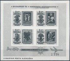 ** 1971 Bélyegnap Feketenyomat Blokk 'A Magyar Posta Ajándéka' (17.000) / Mi Block 83... - Autres & Non Classés