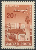 ** 1966/1967 RepülÅ‘ (VII.) 20f Fehér Folt A HELSINKI 'L' BetÅ±jén Tévnyomat / Mi 2280... - Autres & Non Classés