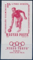 ** 1964 Verso Tokyo Vágott ívszéli Bélyeg (35.000) / Imperforate Margin Stamp - Autres & Non Classés