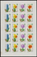 ** 1963 Bélyegnap (36.) Vágott Teljes ív (40.000) / Mi 1967-1970 Imperforate Sheet - Otros & Sin Clasificación