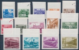 ** 1963 Közlekedés ívszéli Vágott Sor (10.000) / Mi 1924-1937 Imperforate Margin... - Other & Unclassified