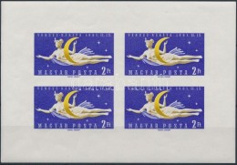 ** 1961 Vénusz-rakéta Vágott Kisív (50.000) / Mi 1819 A Imperforate Minisheet... - Autres & Non Classés