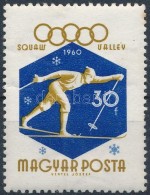 ** 1960 Téli Olimpia (I.) - Squaw Valley 30f Bekötött Ujj A Jobb Kézfejen Tévnyomat... - Autres & Non Classés